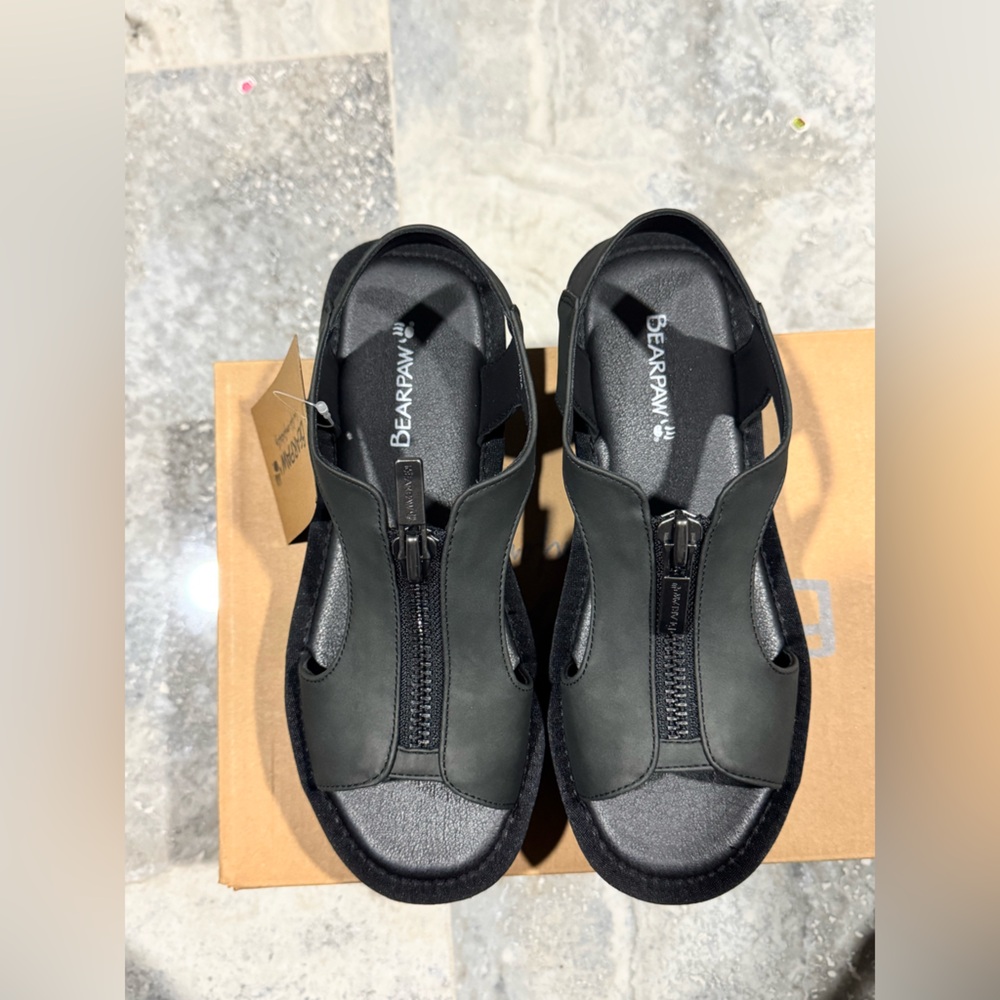 BearPaw Venice Black Women's Sandals